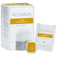 Чай ALTHAUS "Pure Peppermint", ГЕРМАНИЯ, травяной, 20 пакетиков по 1,75г, TALTHB-DP0037